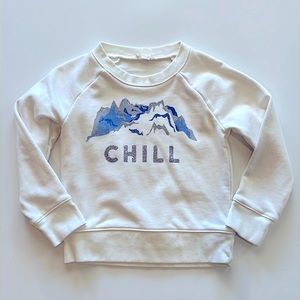 J crew Crewcuts new in bag Chill sweatshirt. Kids XS.